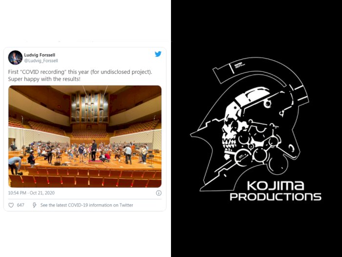 Komposer Kojima Productions Tengah Lakukan Sesi Perekaman untuk 'Project Baru'