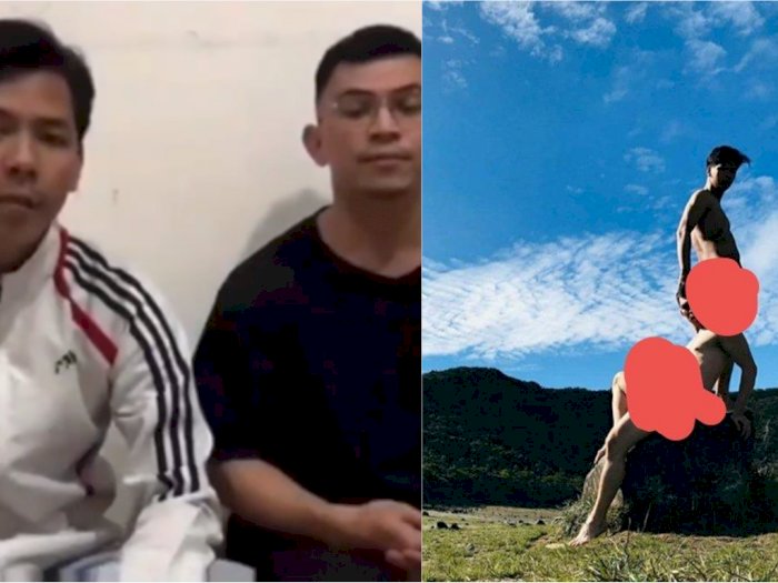 Dua Pria yang Berpose Bugil di Gunung Gede Pangrango Minta Maaf, Tegaskan Itu Cuma Seni