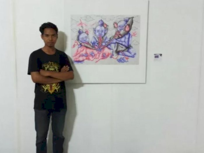 Bangga! Lukisan Mahasiswa Indonesia Tembus Pameran Internasional di Prancis dan Jerman