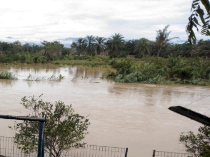 Curah Hujan Tinggi, Dua Pemukiman di Langkat Terendam Banjir