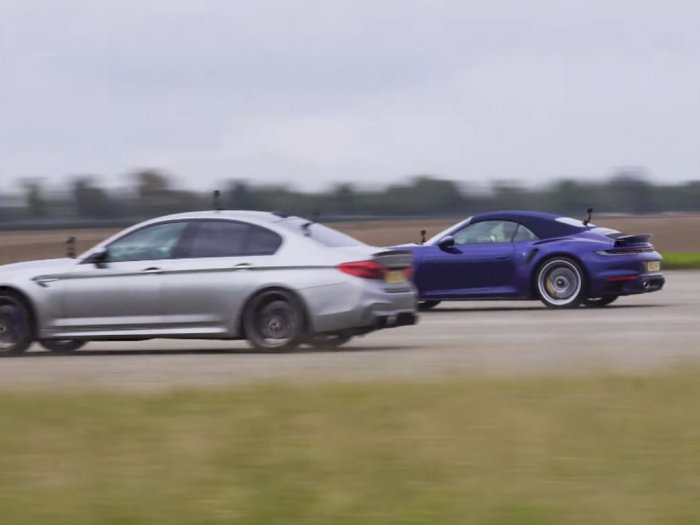 Melihat Drag Race Antara BMW M5 dengan 1.000 HP dan Porsche 911 Turbo S