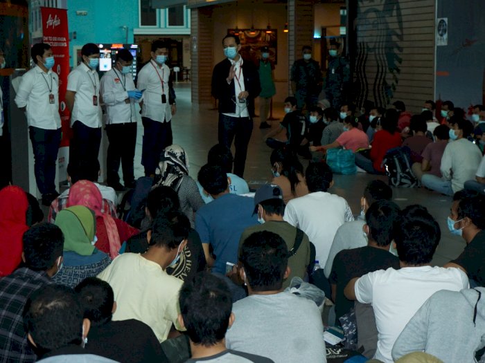 FOTO: Pemulangan 552 Pekerja Migran Ilegal Indonesia dari Malaysia