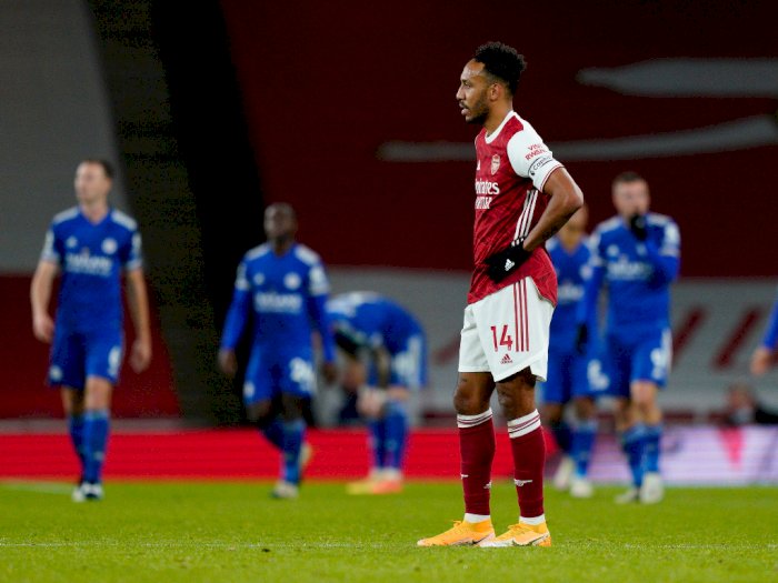Arsenal Kalah dari Leicester, Aubameyang 'Mandul' Gol Dalam 5 Pertandingan Sejak 2014