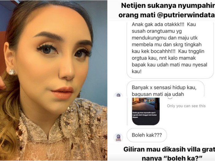 Salmafina Sunan Singgung Mental Netizen yang Pernah Menyumpahinya Tapi Pengen Dapat Villa