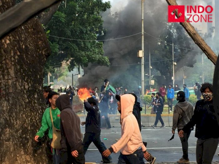 Polda Metro Kantongi Identitas Pemberi Fasilitas Perusuh Demo Jakarta