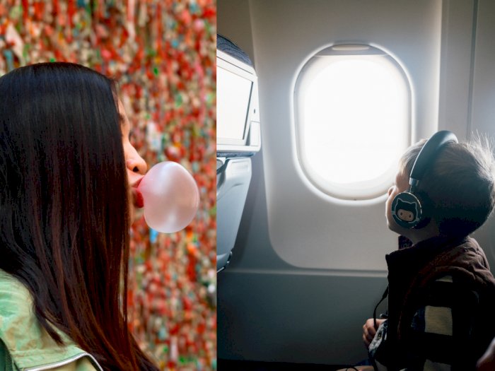 Kunyah Permen Karet Bisa Atasi Gangguan Telinga Saat Naik Pesawat, Ini Alasannya Kata Ahli