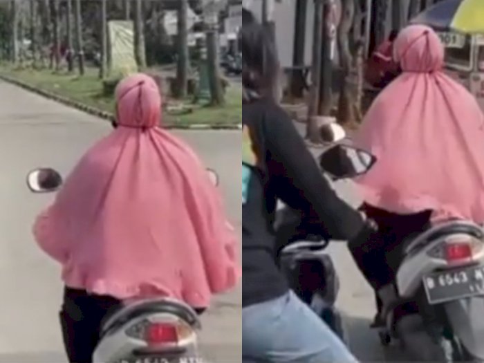 Duh! Emak-emak ini Belok Sembarangan di Persimpangan, Netizen: Sein Kanan, Belok ke Kiri