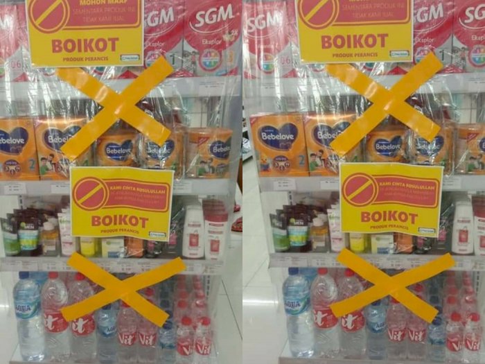Viral Minimarket Ikut Boikot Produk Prancis, Netizen Soroti Produk Susu Ini
