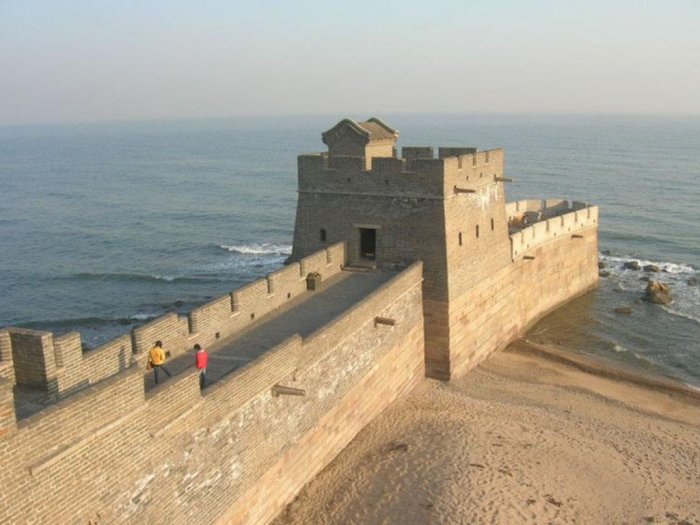 Mengenal Kepala Naga Tua, Tempat Pertemuan Tembok Besar China Dengan Laut