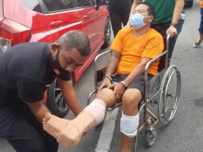 Terciduk di Pinggir Jalan, Pelaku Penembakan Polisi di Medan Ditembak Petugas