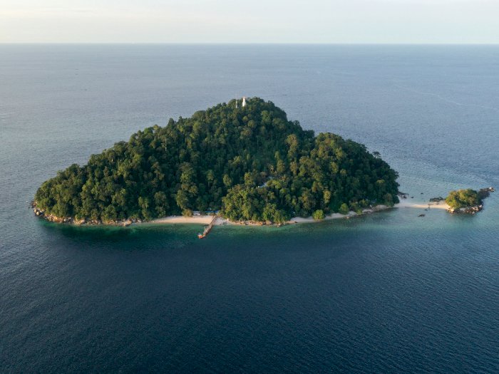 FOTO: Potret Indahnya Pulau Berhala di Selat Melaka, Tempat Penyu Bertelur di Akhir Tahun