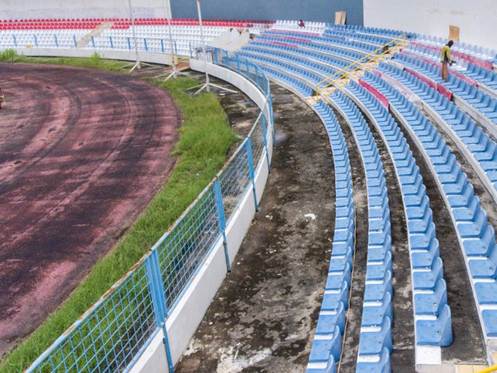 FOTO: Progres Renovasi Stadion Madya Bumi Sriwijaya