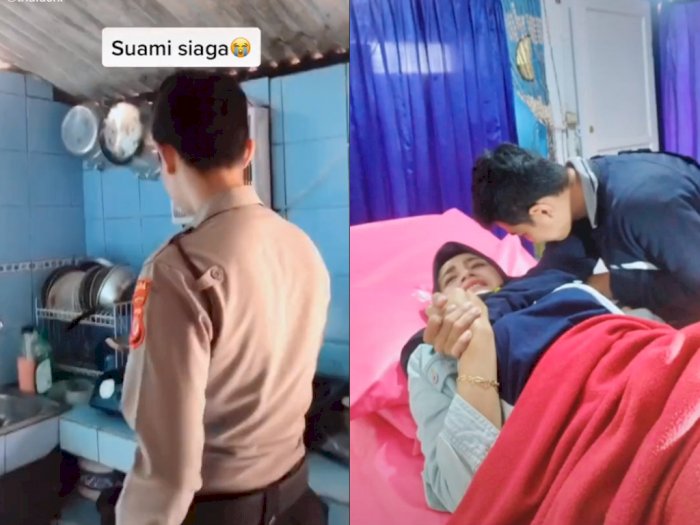 Suami Wanita ini Bantu Memasak Saat Dirinya Sakit, Bikin Netizen Ingin Cepat Menikah