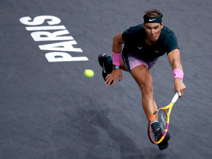 FOTO: Paris Masters, Rafael Nadal Melaju Ke Semifinal