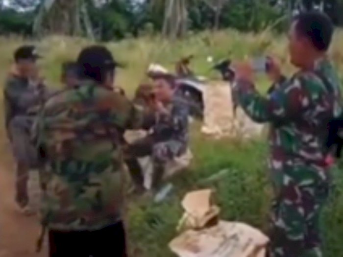 Video Warga Penggarap Lahan Ancam 2 Anggota TNI Pakai Golok: Rakyat Cuma Mau Makan