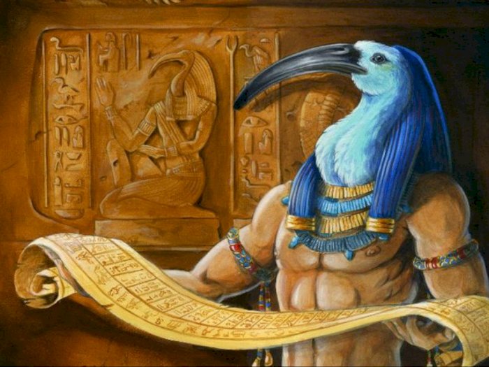 Dewa Penulisan 'Thoth,' Penemu Bahasa Dan Hieroglif dalam Mitologi Mesir 