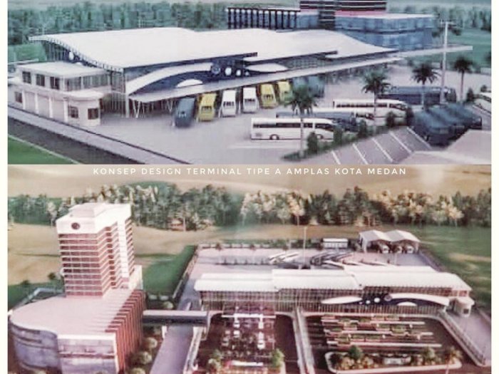 Disulap Jadi Lebih Modern, Renovasi Terminal Amplas Medan Telan Biaya Rp45 Miliar