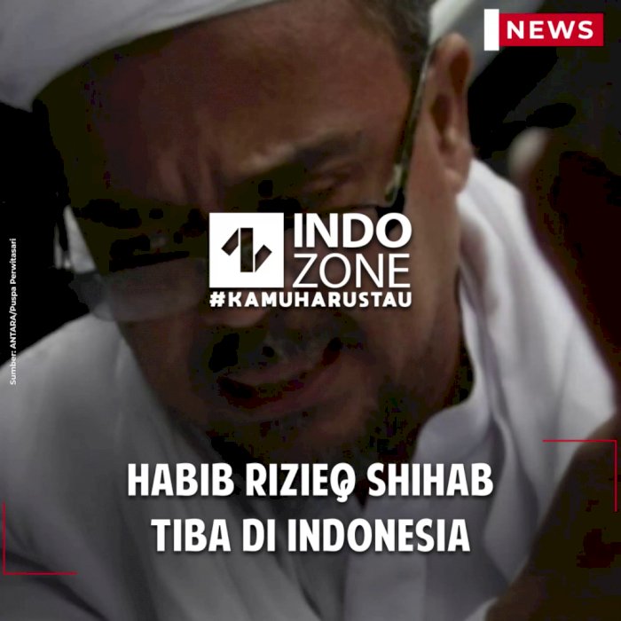 Habib Rizieq Shihab Tiba di Indonesia