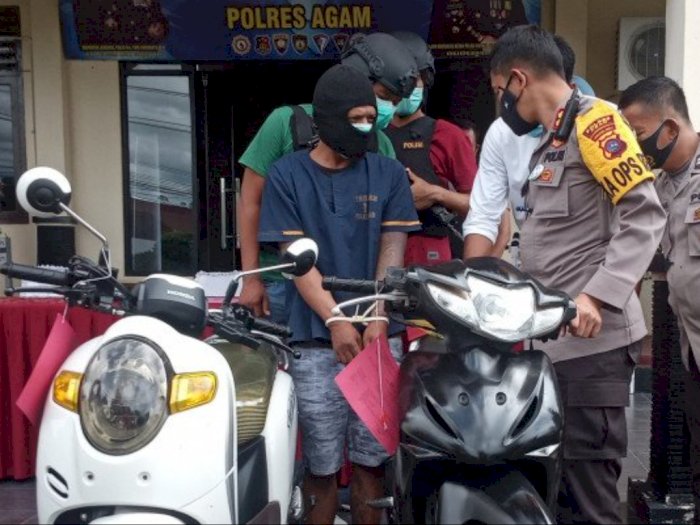 Jual Motor Hasil Curian di Pasar, Seorang Ayah Enam Anak Ini Diciduk Polisi