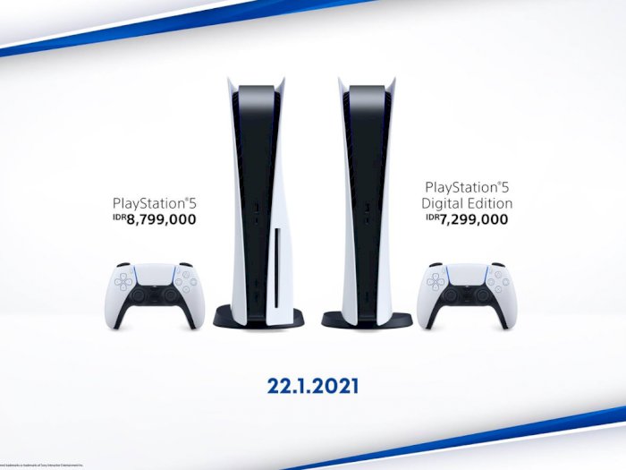 Harga PlayStation 5 di Indonesia Terungkap, Dibanderol Mulai dari Rp7,299 Jutaan!