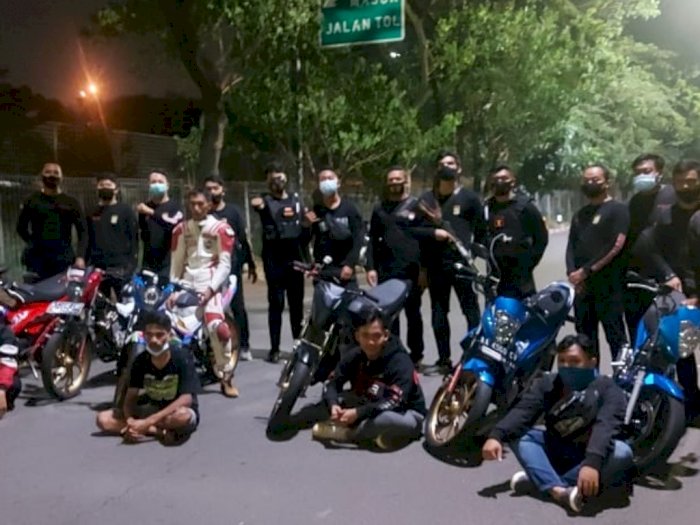 7 Pemuda Diciduk Polisi Saat Hendak Gelar Balap Liar di Jakarta Barat
