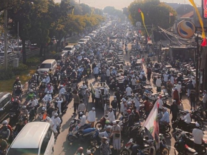 Massa FPI Penuhi Kawasan Tebet Berbuntut Kemacetan Pagi Tadi, Ini Kata Polisi