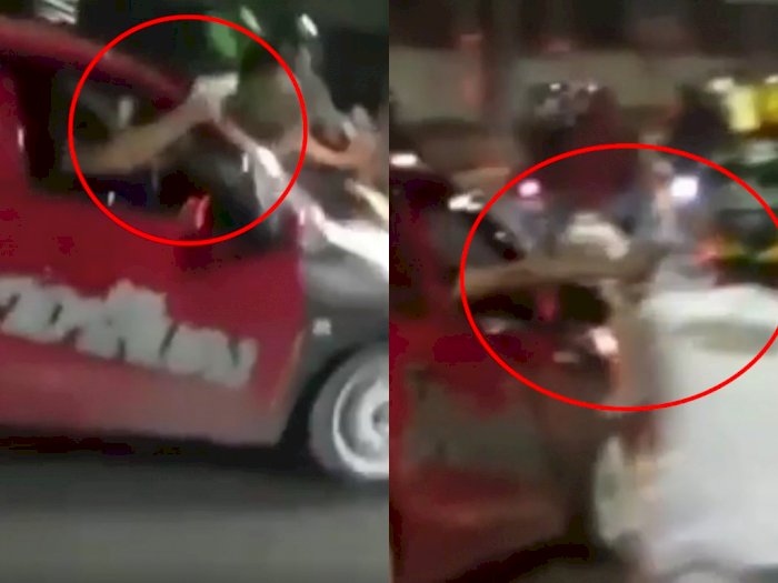 Detik-detik Pengendara Mobil Todongkan Senjata di Jalanan, Ternyata Pakai Airsoft Gun