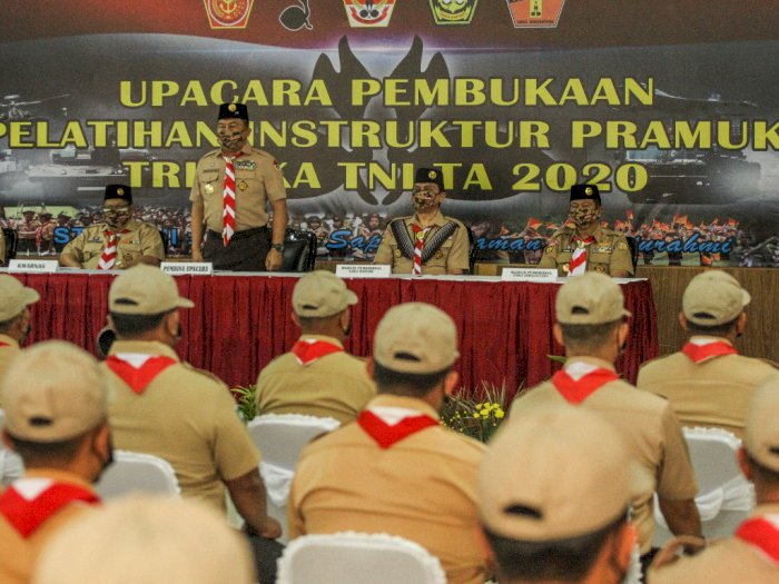 FOTO: Pelatihan Instruktur Pramuka Trisaka TNI 2020