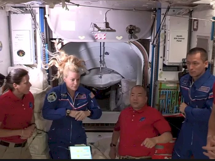 4 Astronaut NASA dan JAXA Injakkan Kaki di ISS, Bakal Balik ke Bumi 6 Bulan Lagi