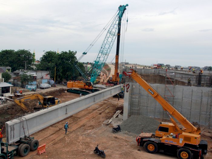 FOTO: Progres Pembangunan Tol Kunciran-Cengkareng