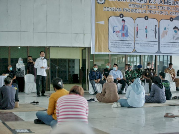 Jelang Pilkada, Pjs Walikota Medan Tinjau Pelipatan Surat Suara, Ini Pesannya