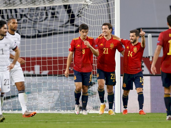 Spanyol Vs Jerman: Skor Akhir 6-0, Ferran Torres Hat-trick