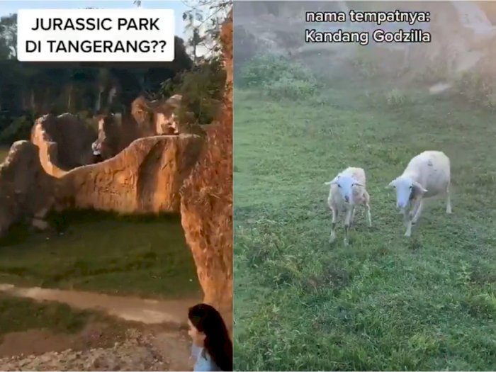 Viral Wisata ala 'Jurassic Park' di Tangerang, Netizen Ngakak Domba Disebut Hewan Liar