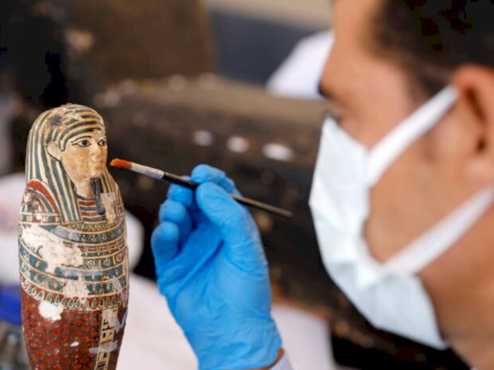 Mesir Pamerkan Mumi yang Terkubur 2.500 Tahun, Apa Saja Isinya?