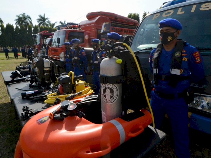 FOTO: Apel Kesiapsiagaan Antisipasi Bencana Alam di Lampung