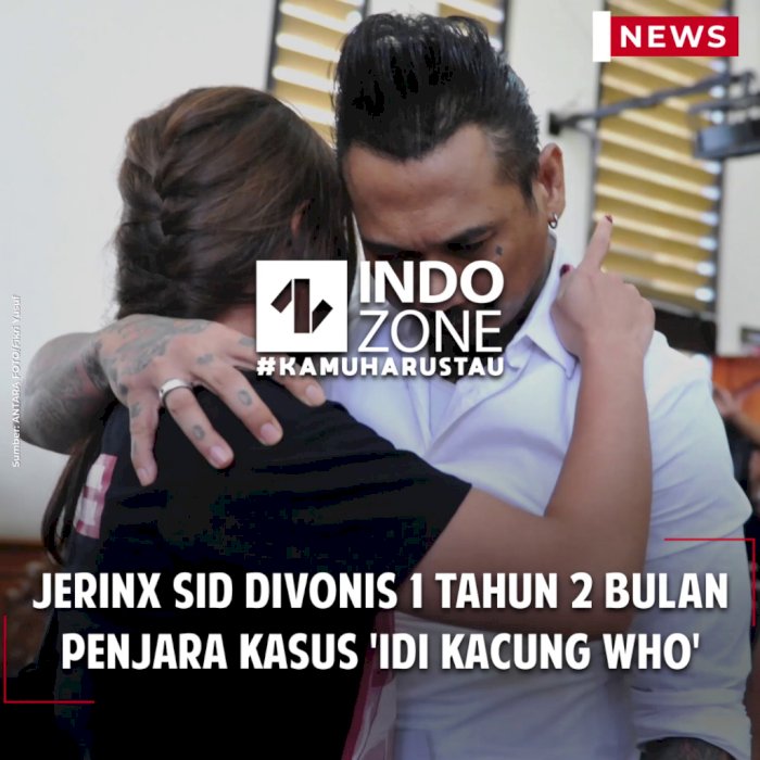 Jerinx SID Divonis 1 Tahun 2 Bulan Penjara Kasus 'IDI Kacung WHO'