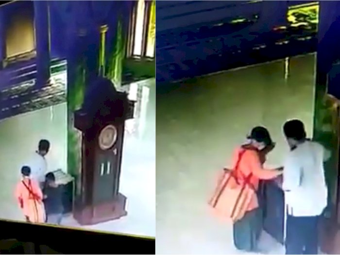 Astaghfirullah! Satu Keluarga Curi Kotak Amal di Masjid, Ayah Ajak Istri & Anak Buat Dosa