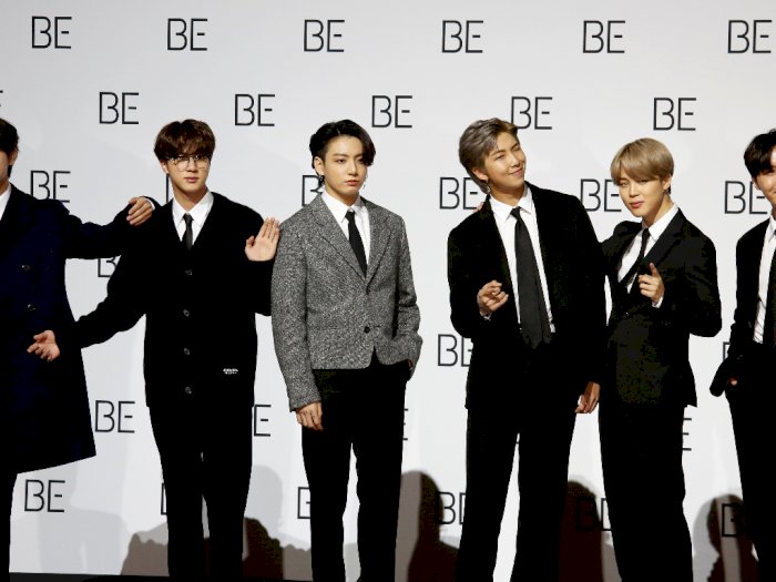 FOTO: BTS Rilis Album Baru "BE (Deluxe Edition)" di Seoul
