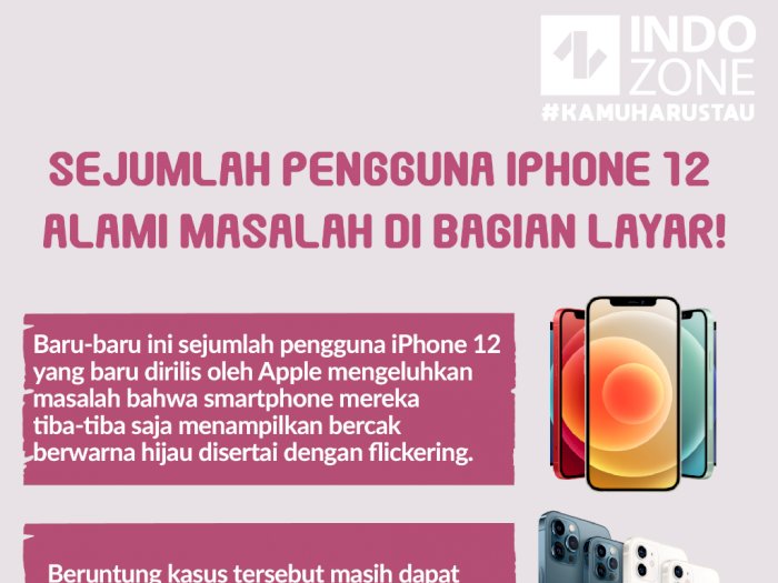 Sejumlah Pengguna iPhone 12  Alami Masalah di Bagian Layar