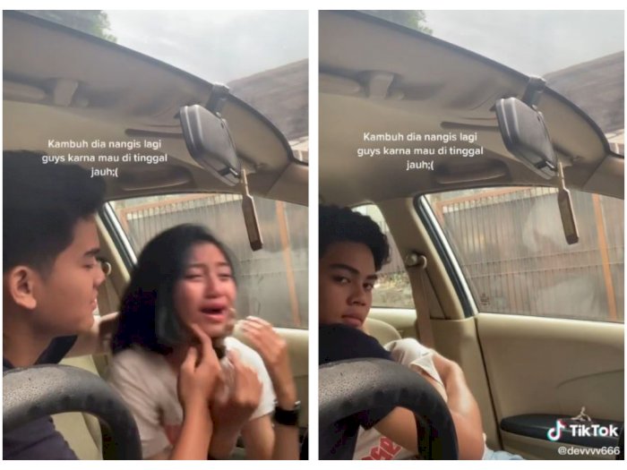 Viral Video Cewek Bucin, Nangis Kejer Gak Mau Ditinggal Pacar
