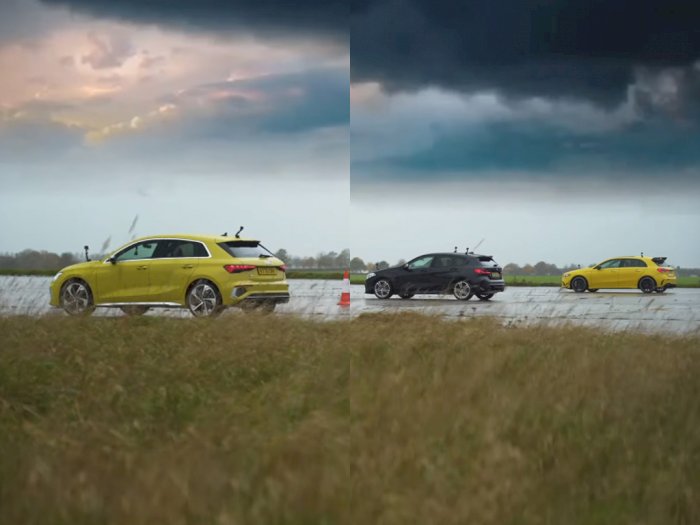 Ketika Audi S3 2021 Melakukan Drag Race dengan AMG A35 dan BMW M135i