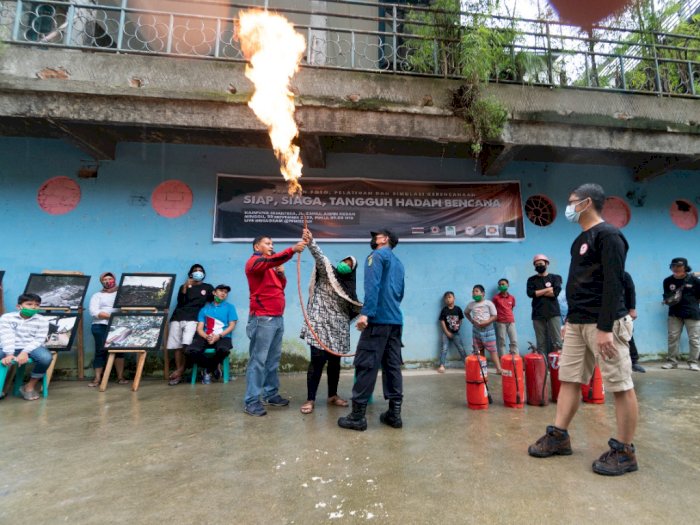 Kampung Sejahtera di Medan Ikuti Pelatihan Bencana 