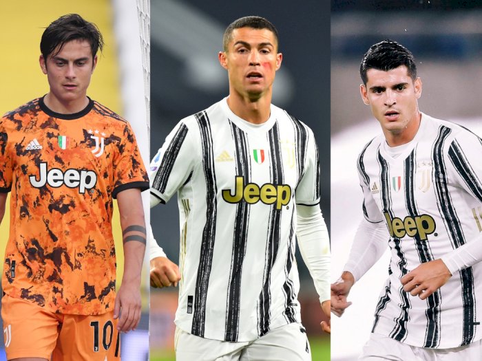 Bereksperimen di Lini Depan, Pirlo Berniat Mainkan Dybala, Ronaldo dan Morata Bersamaan