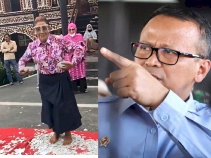Senyum Semringah Susi Tari Piring Sebelum Edy Prabowo Ditangkap KPK Kasus Ekspor Benur