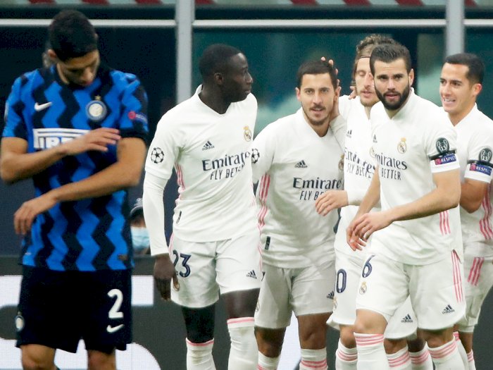 Inter Milan Vs Real Madrid Berakhir 0-2, Hazard Cetak Gol