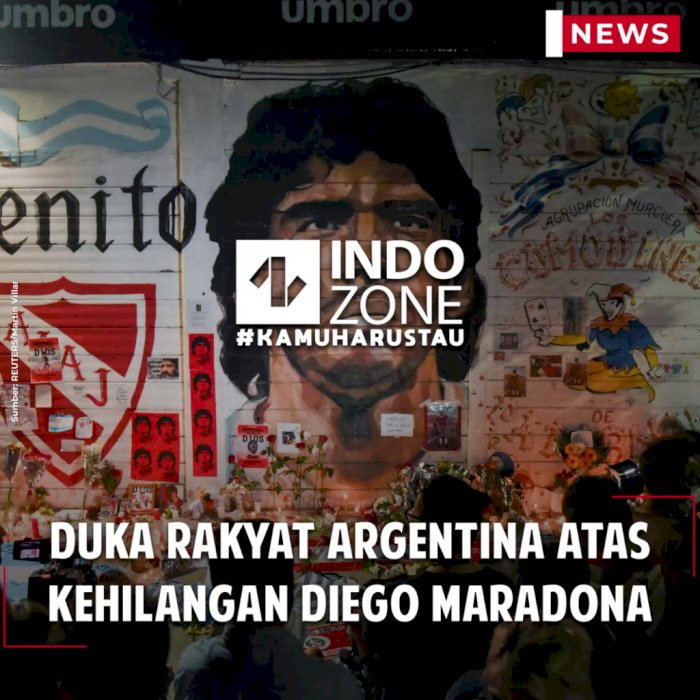 Duka Rakyat Argentina atas Kehilangan Diego Maradona