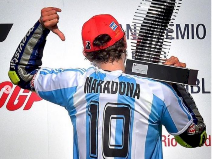 Valentino Rossi Berduka Atas Kepergian Maradona 