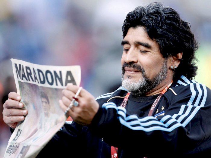 Maradona Tutup Usia, Napoli akan Sematkan Nama Sang Legenda di Stadionnya