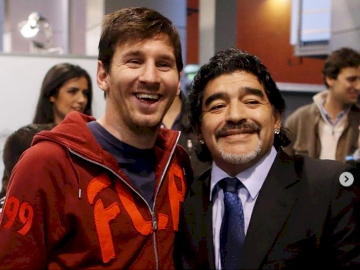 Messi dan Ronaldo Sampaikan Penghormatan Terakhir untuk Maradona