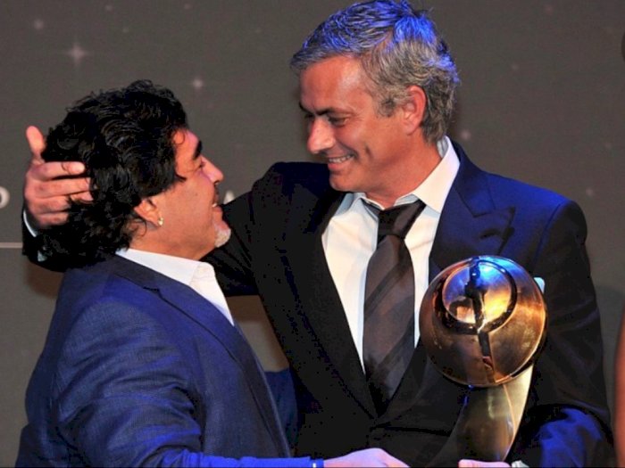 Kenang Kepergian Maradona, Mourinho Rindu Ditelepon Saat Timnya Kalah